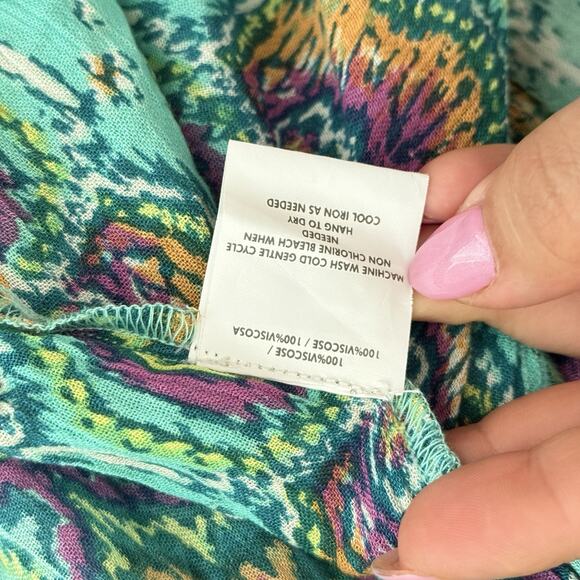 O’Neill Kimono Cardigan Women’s XS/S Open Front 3/4 Sleeve Beach Cover-Up Shirt - Picture 11 of 16